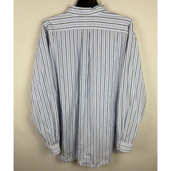 Men’s Vintage Polo Ralph Lauren Striped Button Down Shirt / Size XXLT - Picture 6 of 8